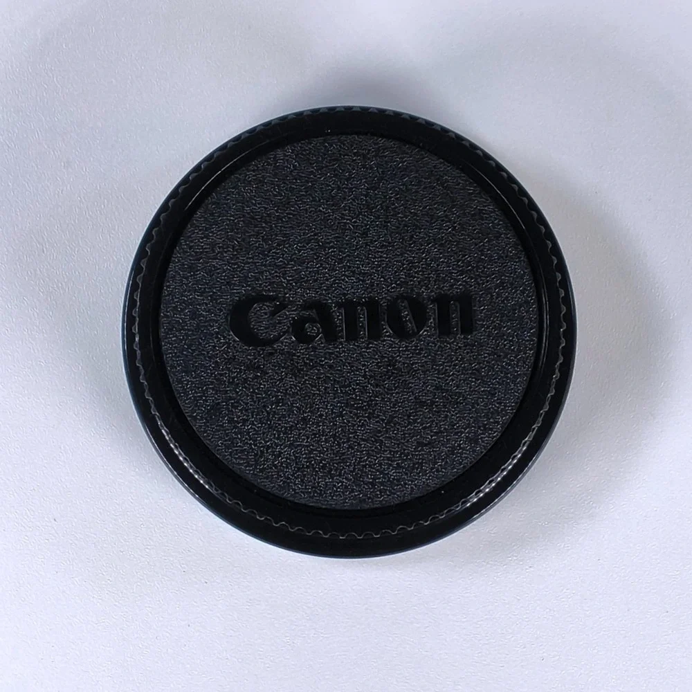 Genuine Canon FD Rear Lens Cap Black Made in Japan ABS Plastic Vintage Accessory